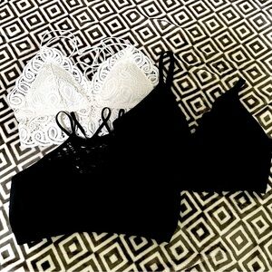 Victoria Secret Bralettes (2) Size Lg/XLg